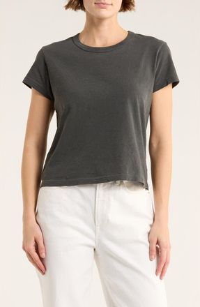 Buck Mason Crewneck Slubbed T-Shirt in Coal Venice Wash at Nordstrom Rack, Size Xx-Large