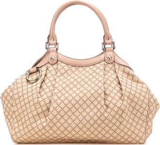 Gucci Pre-owned Gucci Medium Diamante Canvas Sukey Tote Ladies 211944 204046