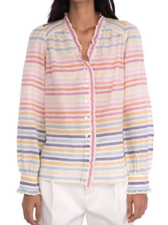 Banjanan Harlow Shirt In Candy Stripe
