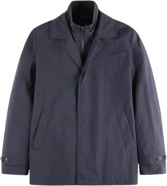 Fay Blauwe Morning Coat - Heren - Zomerjassen - Blauw - XL - Nylon - Jassen