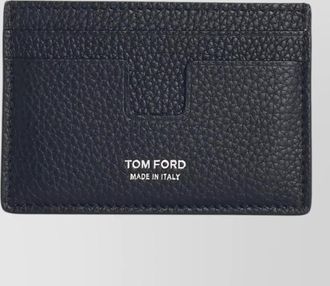 Tom Ford leather cardholder slim design textured finish