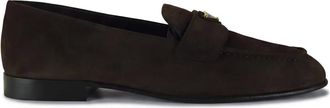 Prada Mocasines de ante - Shoes - Mujer - Marr&oacute;n - 36 EU
