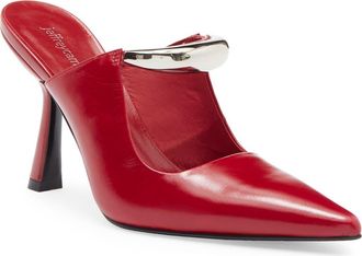 Jeffrey Campbell Mindful Pointed Toe Pump in Red Silver at Nordstrom, Size 5.5