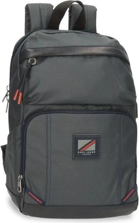 Pepe Jeans London Hackney Polyester Rugzak - unisex - Rugzakken - Blauw - ONE Size - Polyester - Tassen