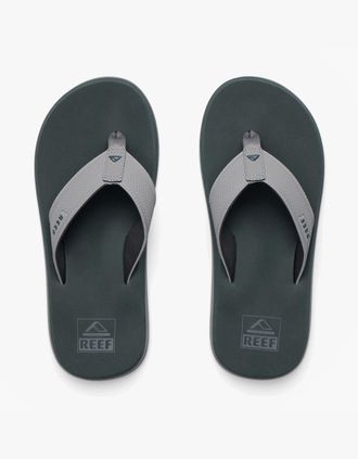 Reef Mens Reef THE LAYBACK Mens Toe-Post Sandals Grey - Size: 12