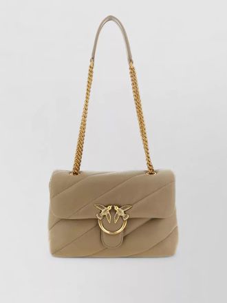 Pinko love puff maxi chain shoulder bag