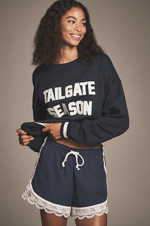 Beach Riot x Anthropologie Cotton Pullover Sweatshirt