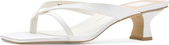 Dolce Vita Brevel Womens Sandals True White : 9.5 M, Leather/Rubber