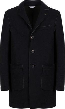 Manuel Ritz 2932C8502 Jas - Heren - Mantel - Zwart - 2XL - Wol - Jassen
