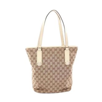 Gucci Pre-owned Tote Bags, female, Beige, Size: ONE SIZE Pre-owned Vintage Tote Bag