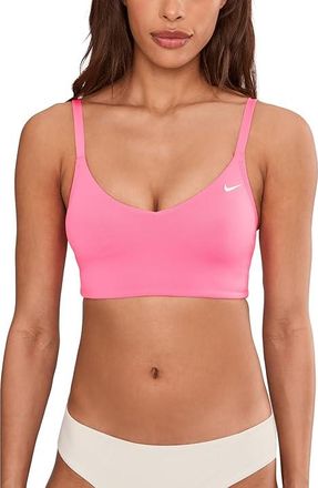 Nike Effortless Essential V-neck Midkini Womens Clothing Pink Glow : XL, Polyester/Spandex
