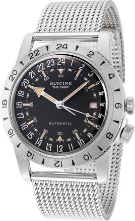 Glycine Airman Vintage The Chief Purist Automatic Black Dial Unisex Watch GL0468