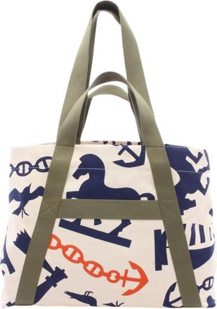 Herm&egrave;s Pre-owned Hermes Canvas Picto de Plage Beach Bag Ladies NJZIAKZR7NU9IG9V
