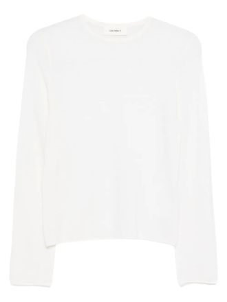 Lisa Yang ribbed sweater - White