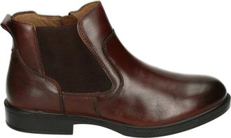 Josef Seibel Schoenen, Heren, Bruin, 45 EU, Leer, Casual Bruin Leren Sneakers