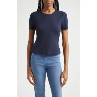Veronica Beard Benedict Jersey T-Shirt in Navy at Nordstrom, Size X-Small