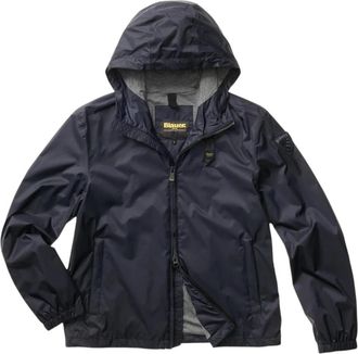 Blauer Hooded Jacket Cotton Lining Carruth - Heren - Zomerjassen - Blauw - 2XL - Katoen - Jassen