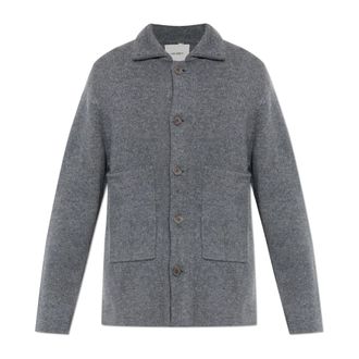 Lisa Yang Cashmere Knitwear, male, Gray, Size: 2XL Louis Cardigan