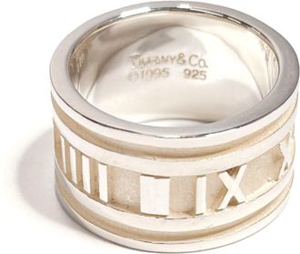 Tiffany & Co. Atlas Silver Silver 925 Band Ring (Pre-Owned)