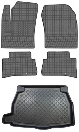 OEM Toyota C-hr Suv Desde Enero De 2017. Juego De Alfombrillas De Goma Para Coche Y Alfombrilla Para Maletero