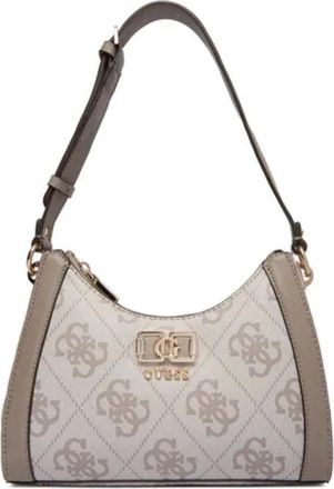 Guess Tassen, Dames, Wit, ONE Size, Karnilla Logo Schoudertas
