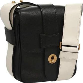 Prada Pre-owned Cross Body Bags, female, Black, Size: ONE SIZE Pre-owned Vintage Leather Cross Body Bag