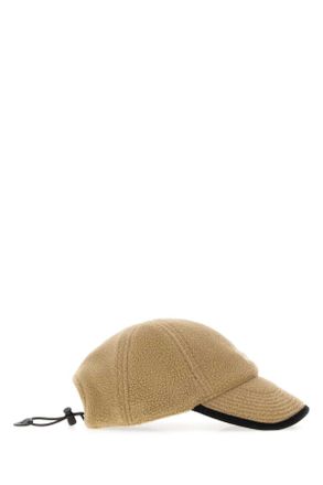 Miu Miu CAPPELLI Flannel Baseball Cap - Beige