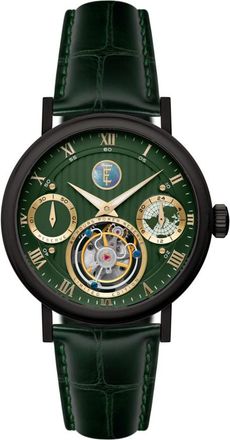 Earnshaw Celestial Halley Green Dial Mens Watch ES-8262-0F
