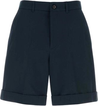Valentino Garavani Bermuda Shorts - Heren - Korte Broeken - Blauw - M - Katoen - Korte Broeken