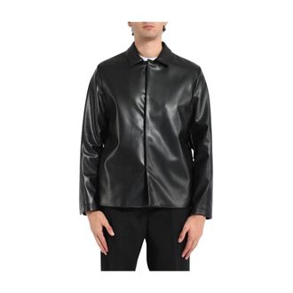 Costumein Jassen, Heren, Zwart, XL, Leer, Blazers