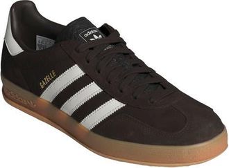 adidas Gazelle Indoor Sneaker in Coffee/Core White/Gum at Nordstrom, Size 11 Womens