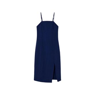 Thinking Mu Dames, Jurken, Blauw, Maat: M