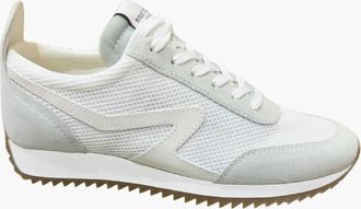 Rag & Bone Womens Retro Runner Mesh Sneakers In Off-White Mint