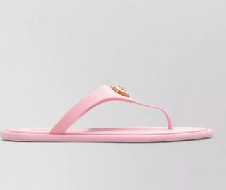 Versace rubber flat slides