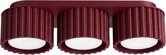 Sollux Lighting Plafone borgo&ntilde;a aluminio alt. 8 cm