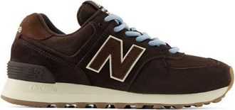 New Balance Womens 574 in Brown/Beige Suede/Mesh, size 3.5 Narrow