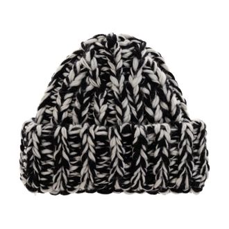 Ami Accessoires, unisex, Zwart, ONE Size, Wol, Wool Beanie Hat