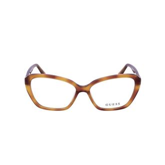 Guess Ladies Brown Butterfly Eyeglass Frames GU50115-1