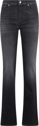 Moorer Jeans - Dames - Bootcut Jeans - Zwart - W25 - Jeans