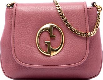 Gucci Pre-owned Gucci Small Calfskin 1973 Chain Crossbody Ladies LB5TX75QTG77CL9M