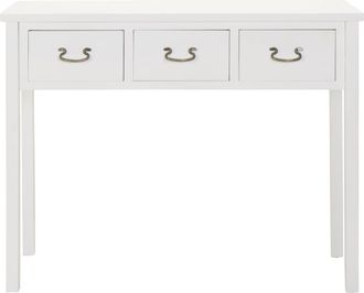 Safavieh Consola de madera de &aacute;lamo en color, blanco