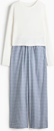 H&M Baumwollpyjama - Blue