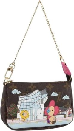Louis Vuitton Pre-owned Mini Bags, female, Brown, Size: ONE SIZE Pre-owned Accessory Pouch