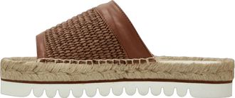 PESERICO Peserico Slipper & Pantoletten - Ciabatta in Pelle e Corda - Gr. 40 (EU) - in Beige - f&uuml;r Damen