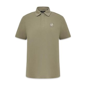 Belstaff Polo Shirts, male, Green, 3XL, Curator Polo