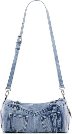 Desigual Denim Pockets East/West Bag in Light Blue at Nordstrom