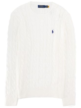 Polo Ralph Lauren Cable Knit Embroidered Logo Sweater