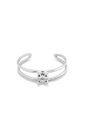 UNOde50 Semi-Rigid Crystal Band in Silver at Nordstrom, Size Medium