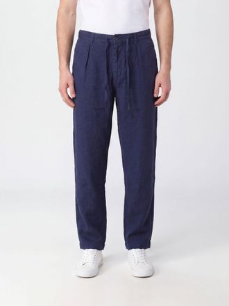 Polo Ralph Lauren Pantaloni slim fit in lino con coulisse in vita
