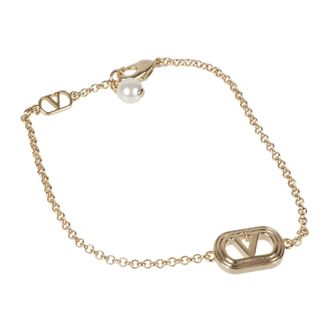 Valentino Garavani Bracelets, female, Yellow, Size: M VLogo Signature Bracelet